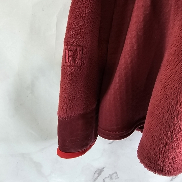 Patagonia Jacket Womens Small Red Fleece Full Zip Micro Grid R2 Regulator - Picture 9 of 14